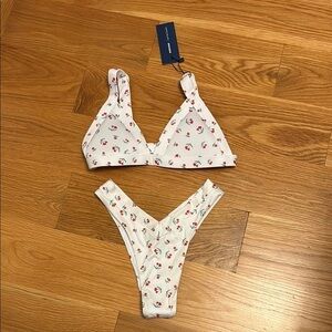 OneOne X Kamila Davies Cherry Print Bikini